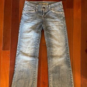 American Eagle Low Rise Wide Leg Jeans (Size 4 Long)